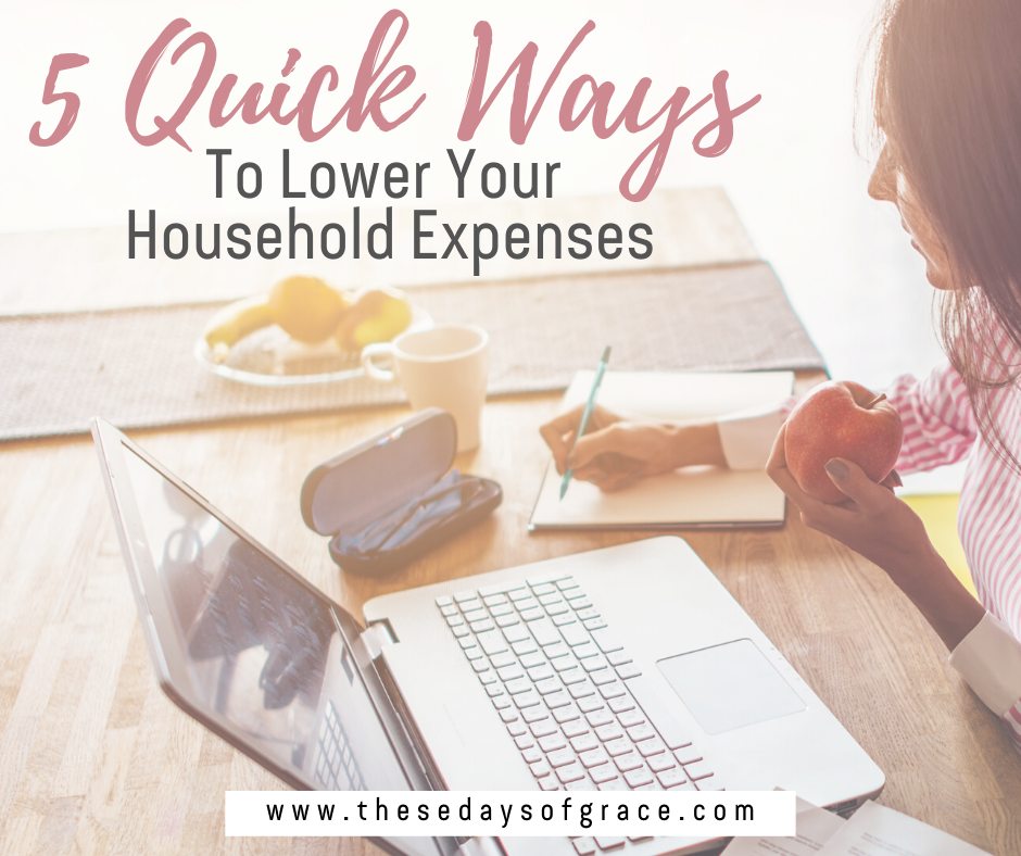 5 Ways to Reduce Household Expenses